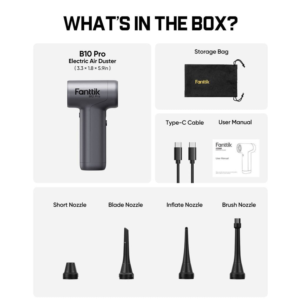 Fanttik B10 Pro Electric Air Duster