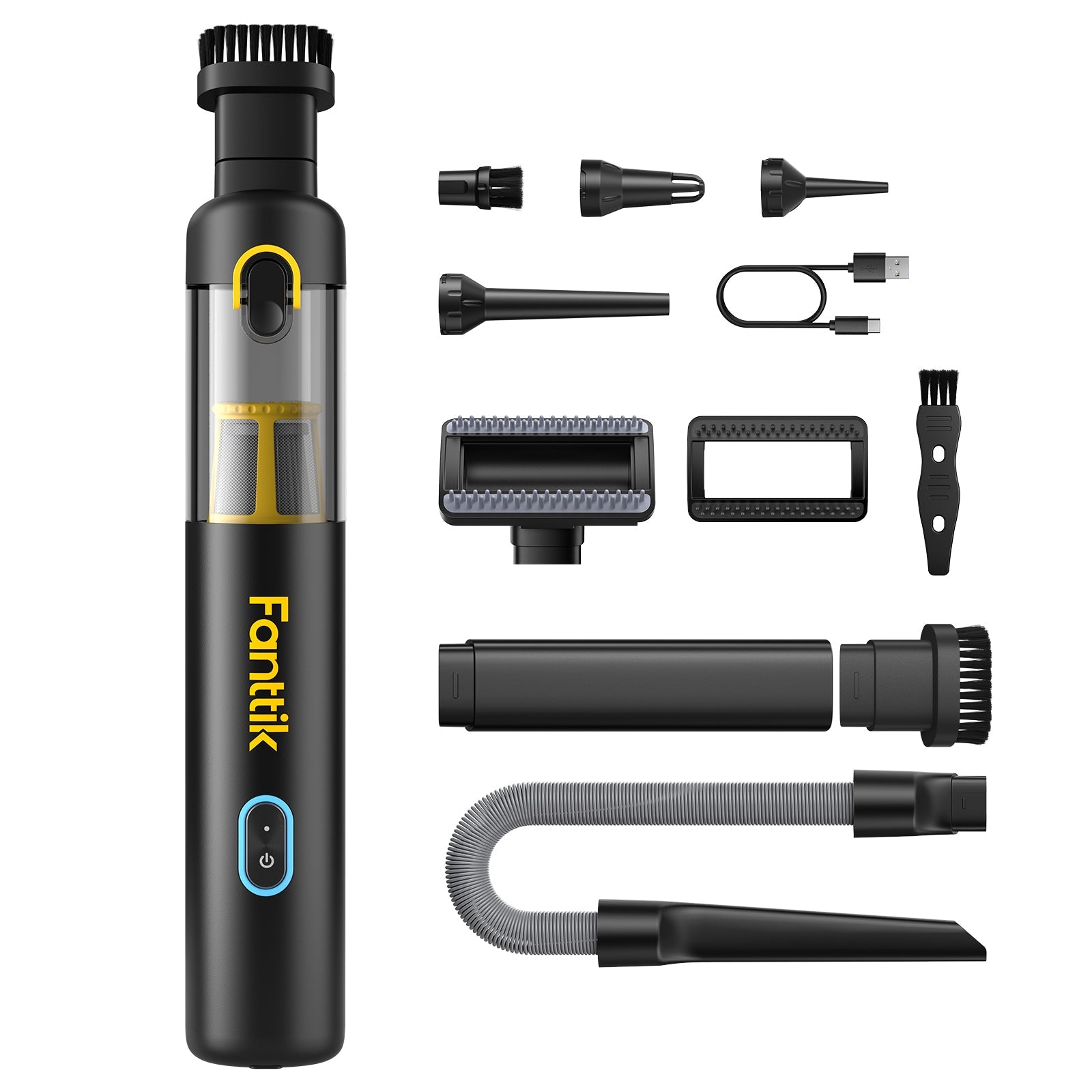Fanttik X9 Pro Tire Inflator and Slim V8 APEX Car Vacuum