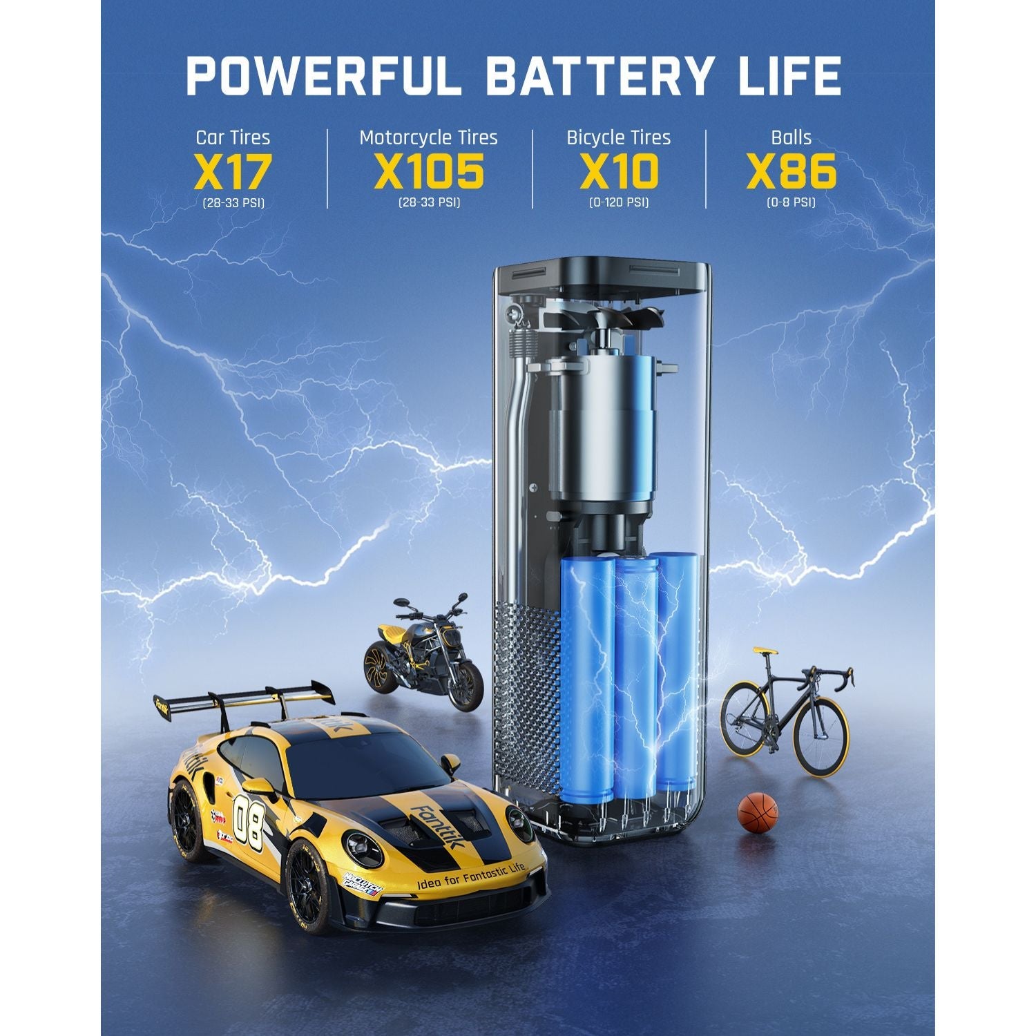 Fanttik X8 APEX® Tire Inflator