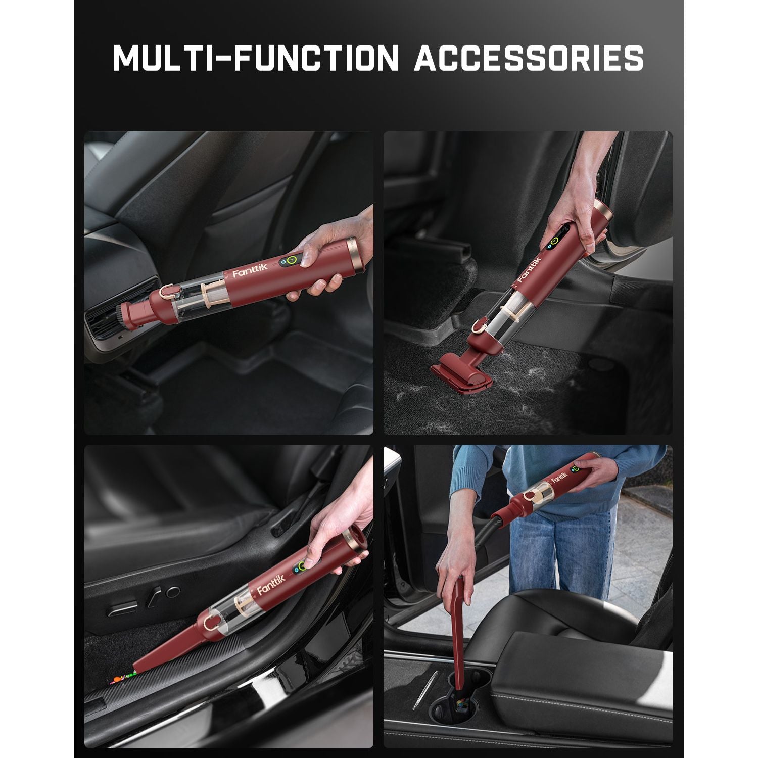 Fanttik Slim V10 APEX Cordless Car Vacuum