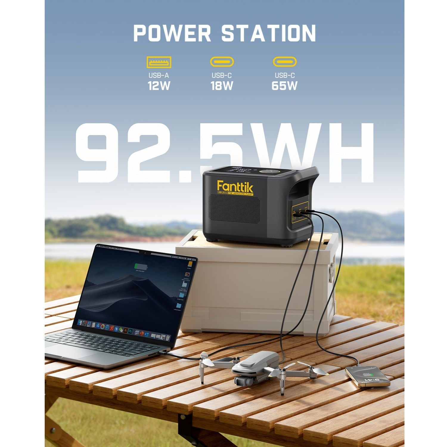 Fanttik X9 Ultra Tire Inflator and V10 APEX Foldable Car Vacuum
