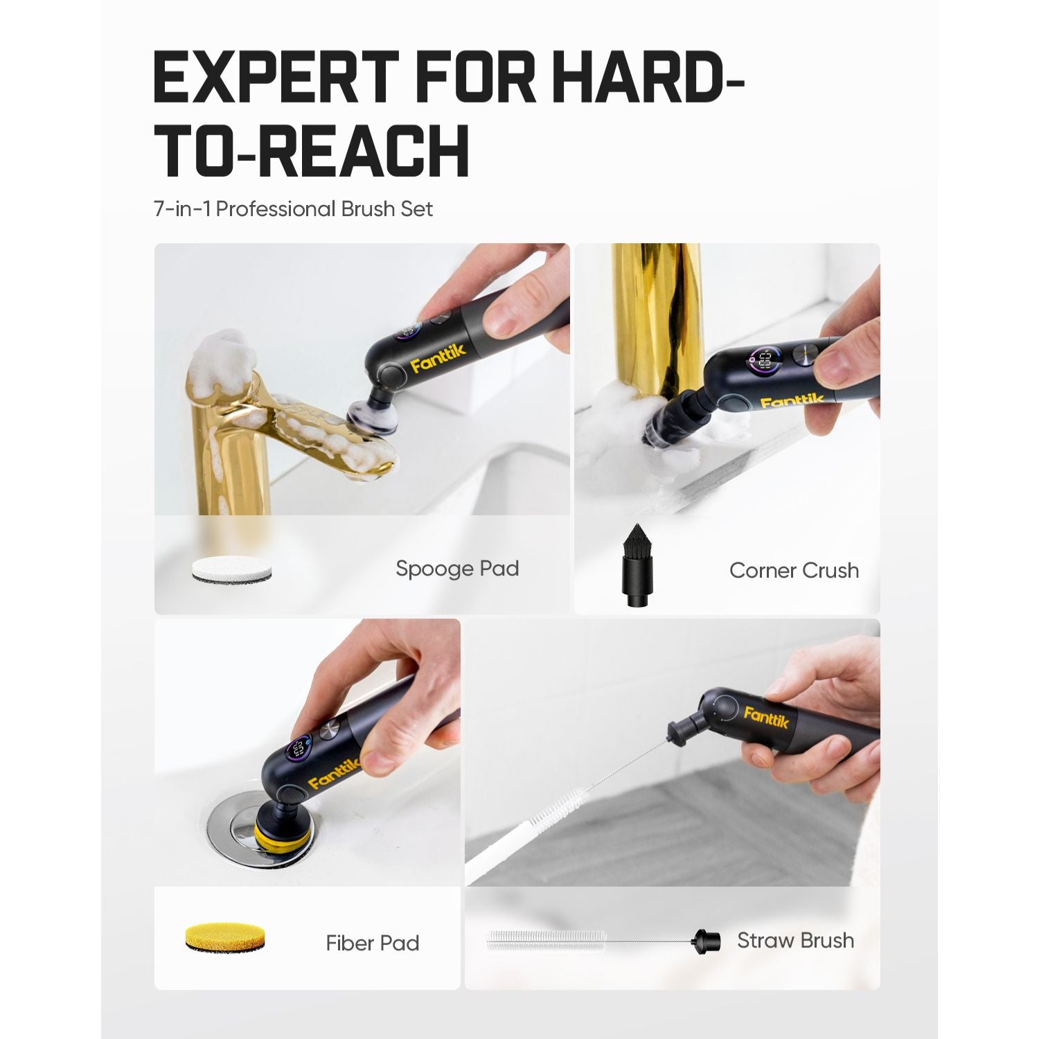 Fanttik Flip G10 Nano HomeCare Electric Spin Scrubber