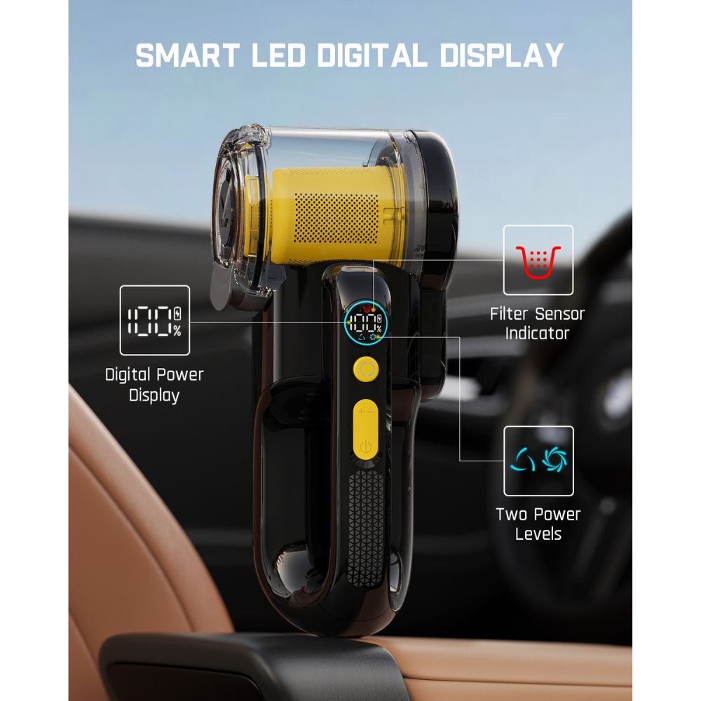Fanttik X8 APEX EV Tire Inflator and V10 APEX Foldable Car Vacuum